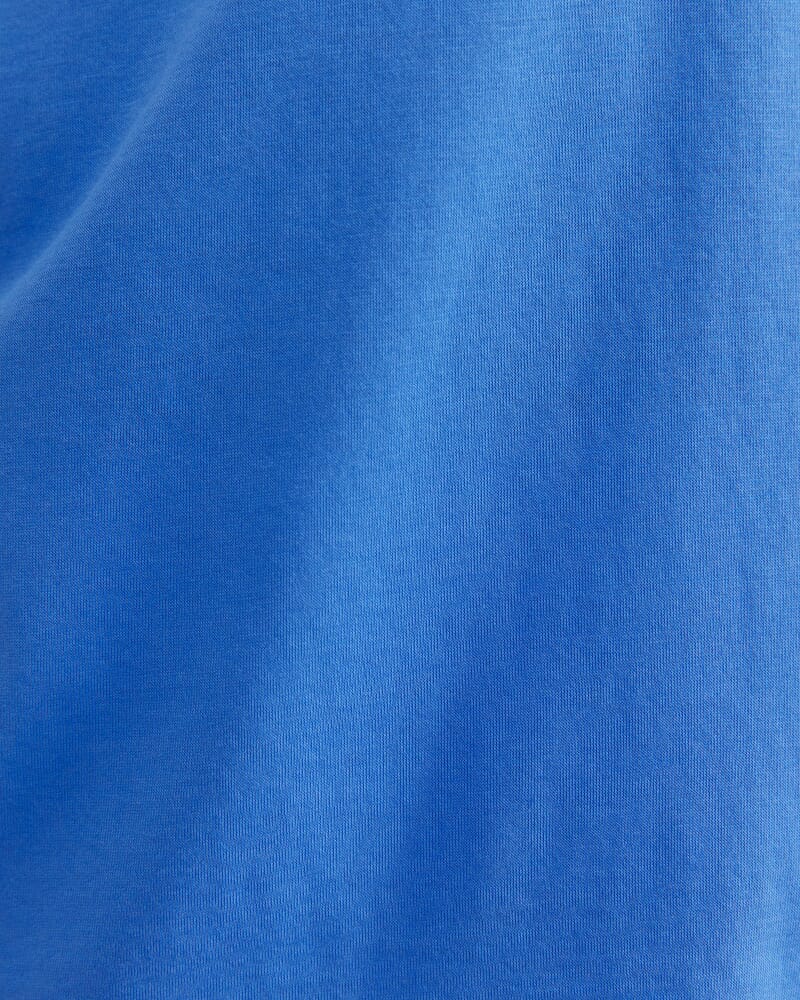 Mercerised Cotton Tee in CERULEAN