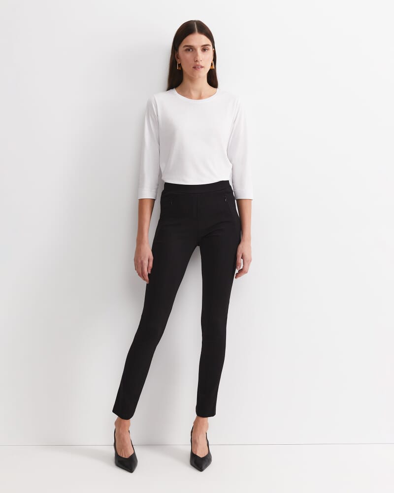 Esme Ponte Pant in BLACK