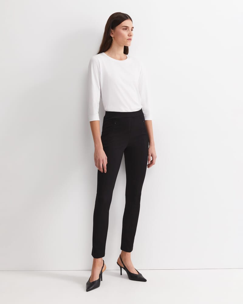 Esme Ponte Pant in BLACK