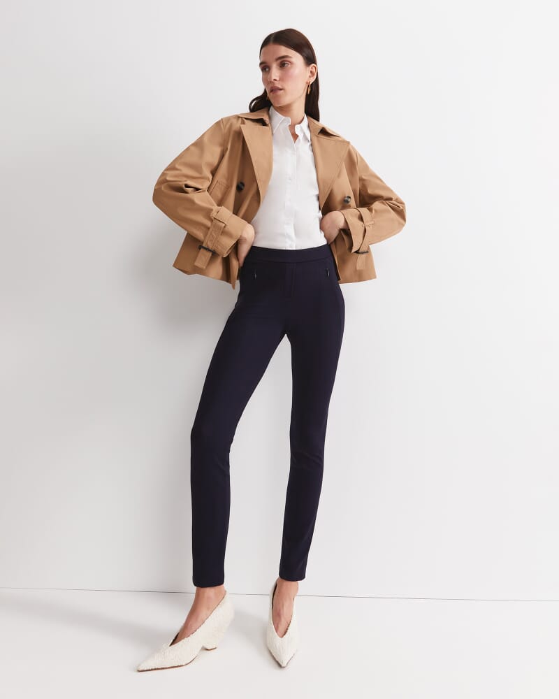 Esme Ponte Pant in NAVY