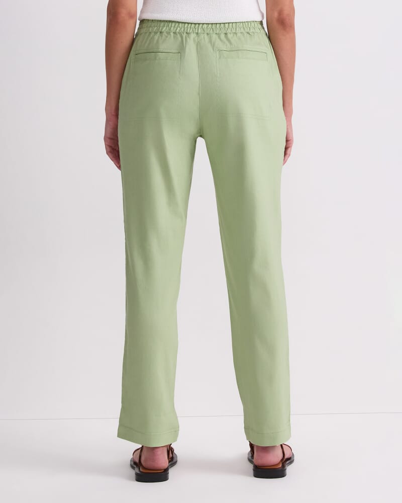 Rosa Linen Pant in APPLE