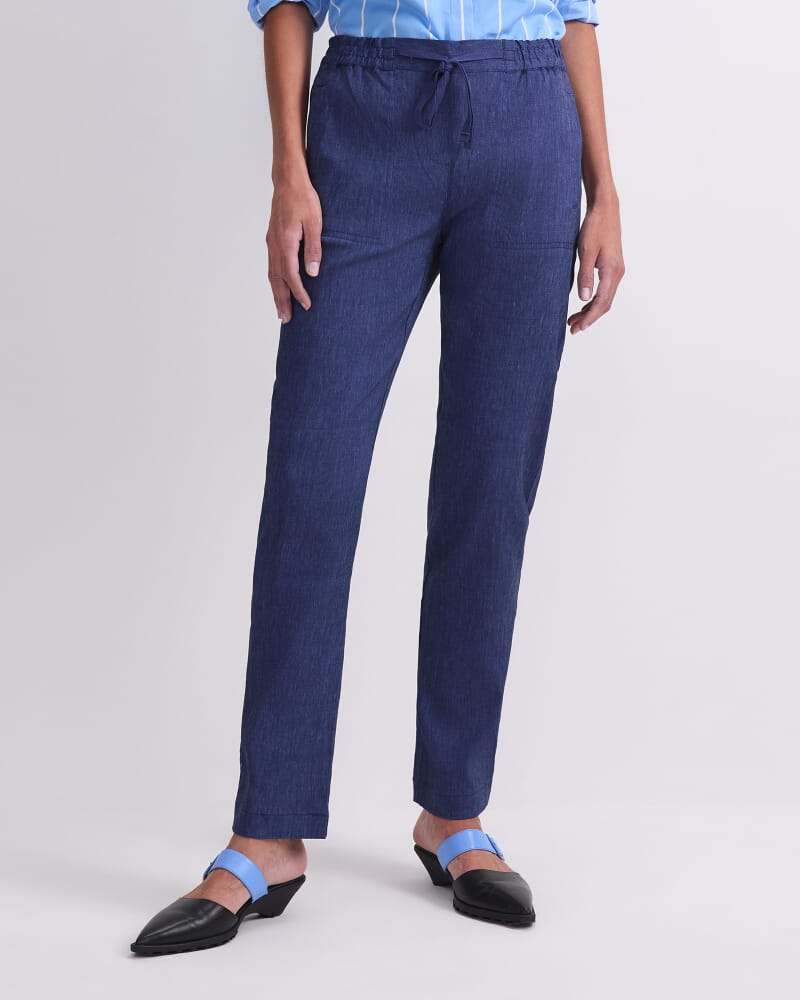Rosa Linen Pant in INDIGO