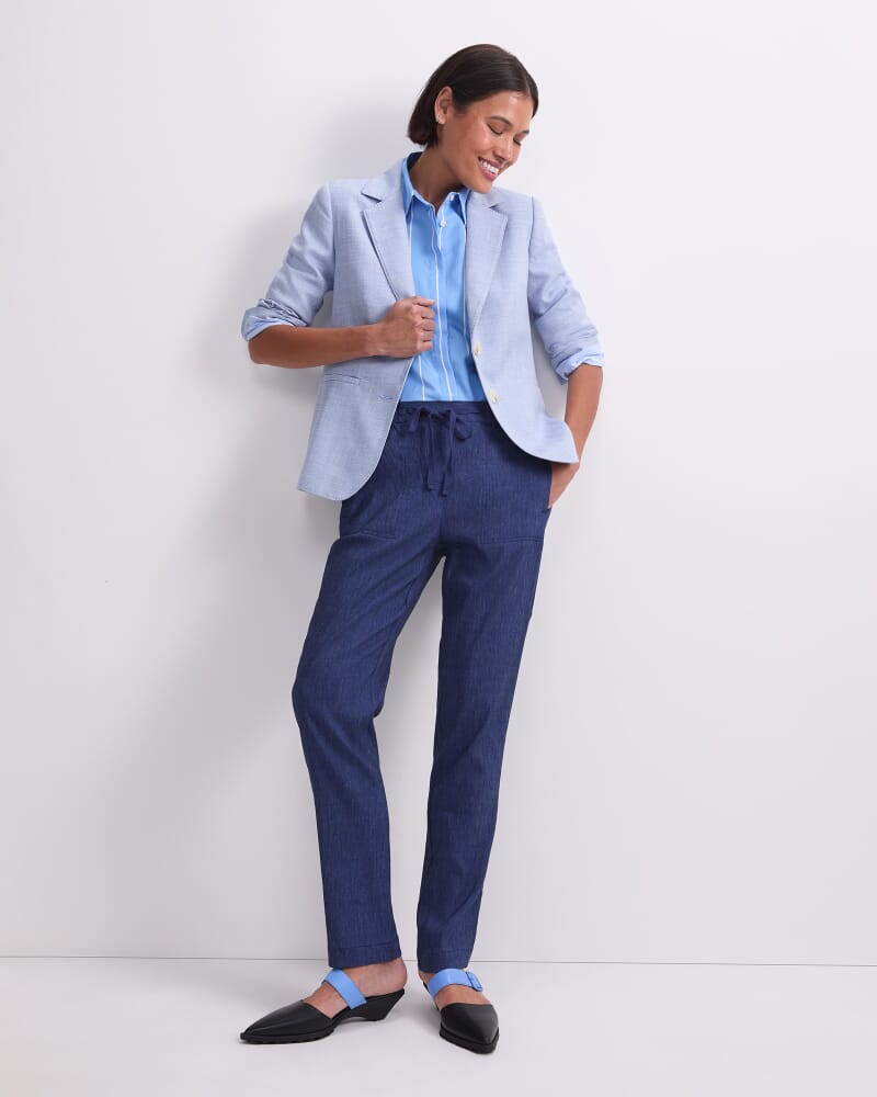 Rosa Linen Pant in INDIGO