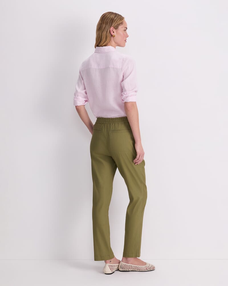 Rosa Linen Pant in KHAKI