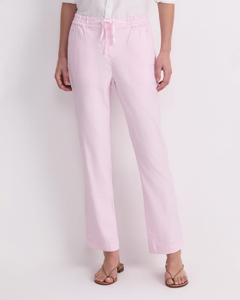 Rosa Linen Pant in LIGHT PINK