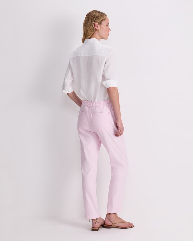 Rosa Linen Pant in LIGHT PINK