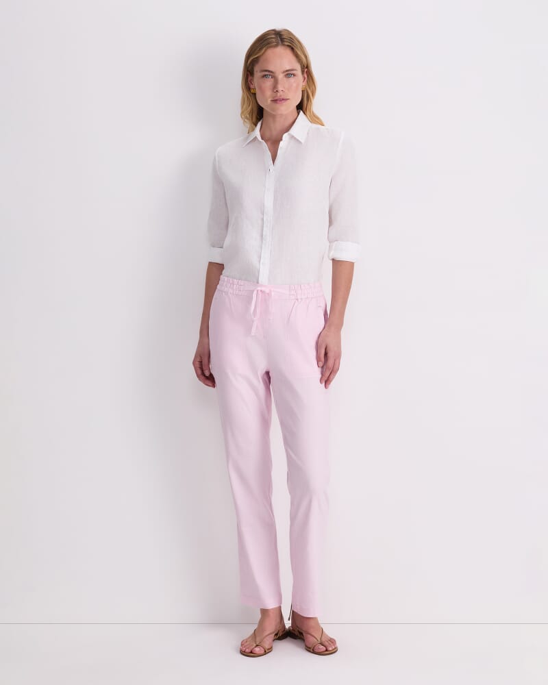 Rosa Linen Pant in LIGHT PINK