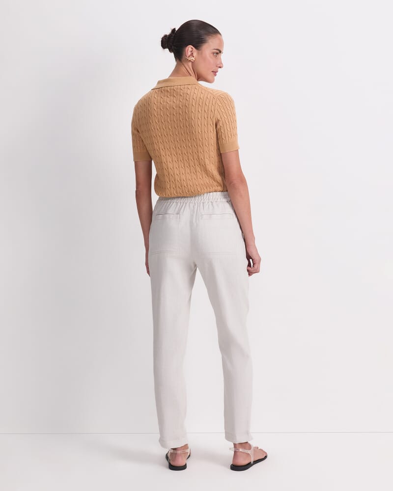 Rosa Linen Pant in NATURAL
