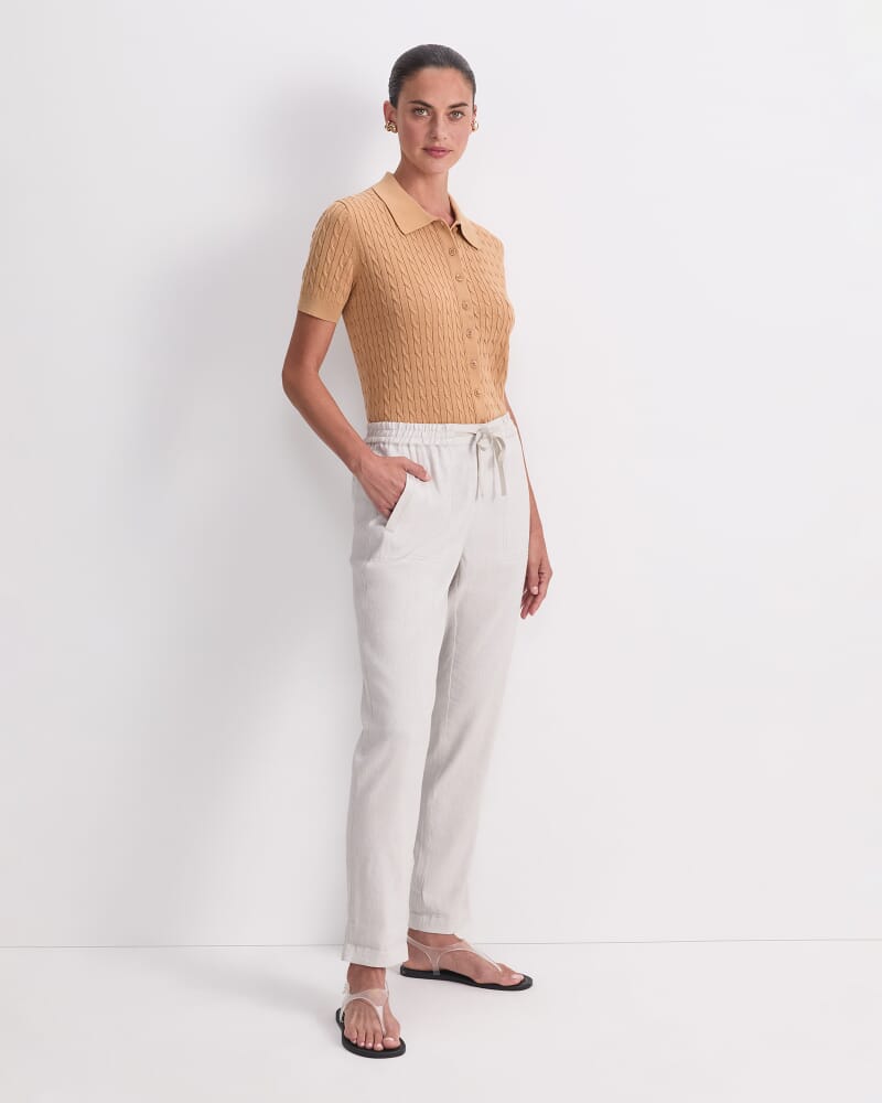 Rosa Linen Pant in NATURAL