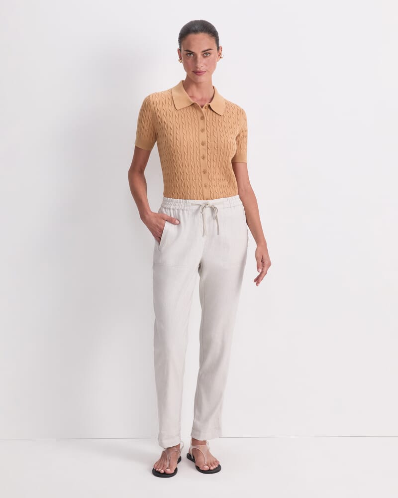 Rosa Linen Pant in NATURAL