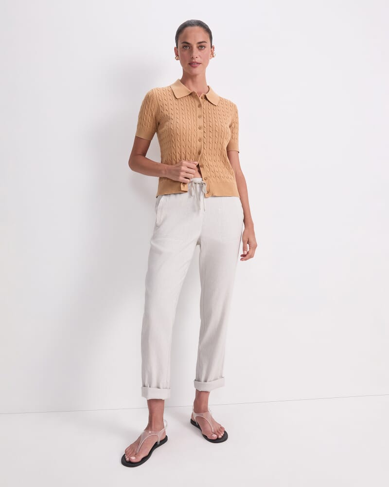 Rosa Linen Pant in NATURAL