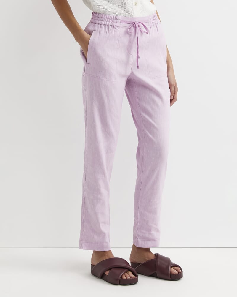 Rosa Linen Pant in ORCHID