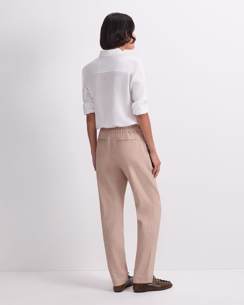 Rosa Linen Pant in PEBBLE