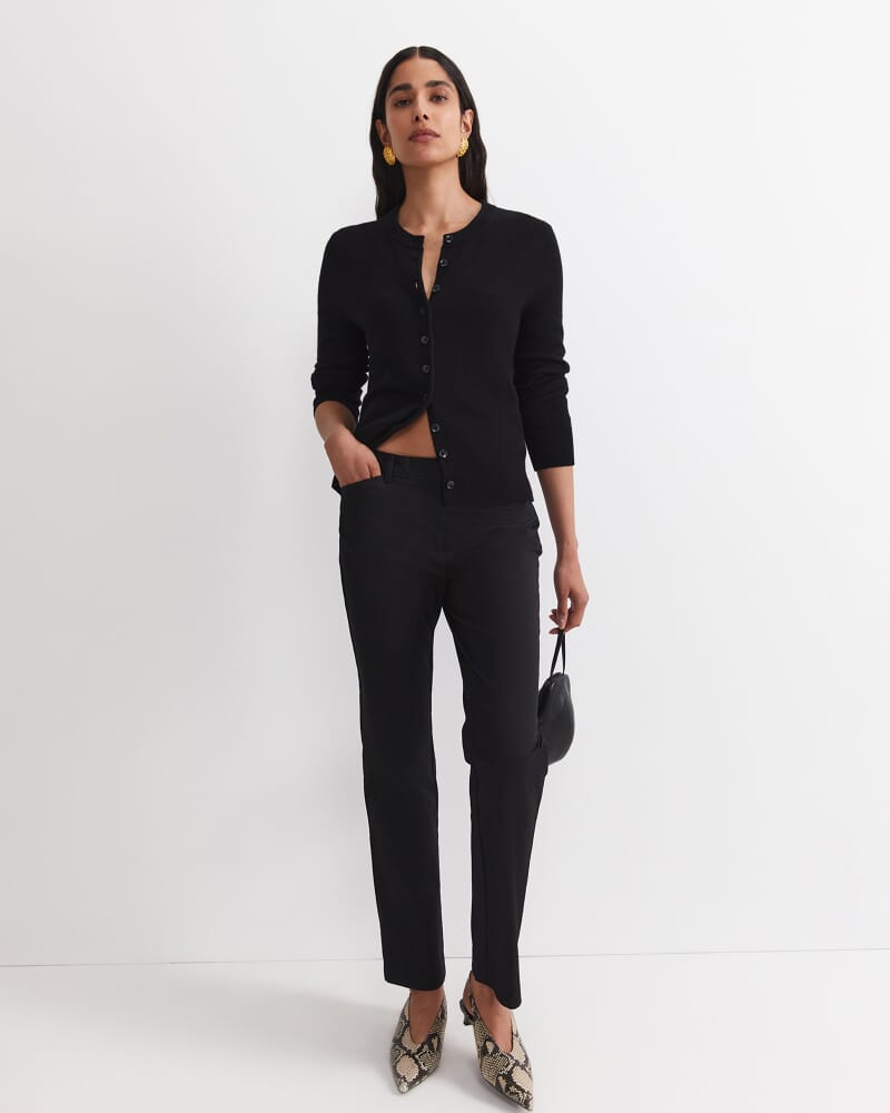 Eva Full Length Pant in BLACK