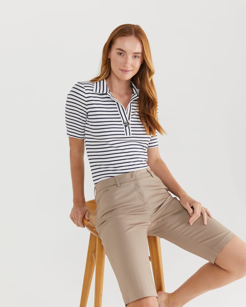 Eva Short in CAPPUCCINO