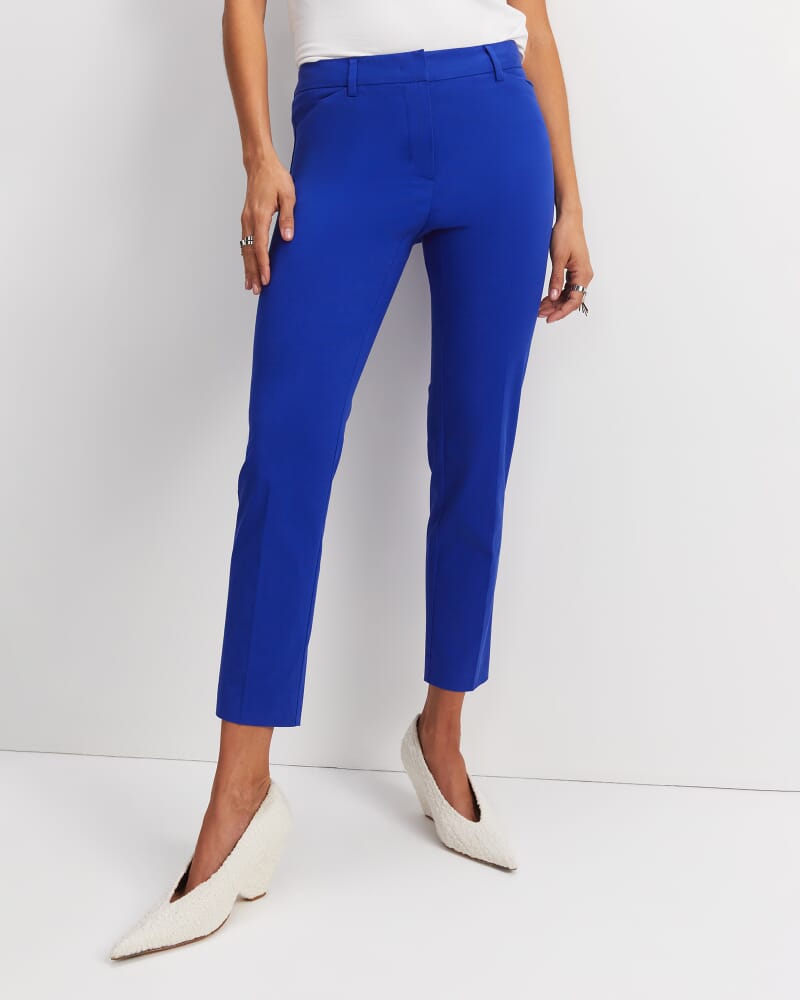 Evie Capri Pant in COBALT