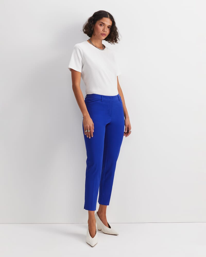Evie Capri Pant in COBALT