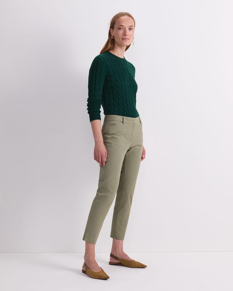Evie Capri Pant in SAGE