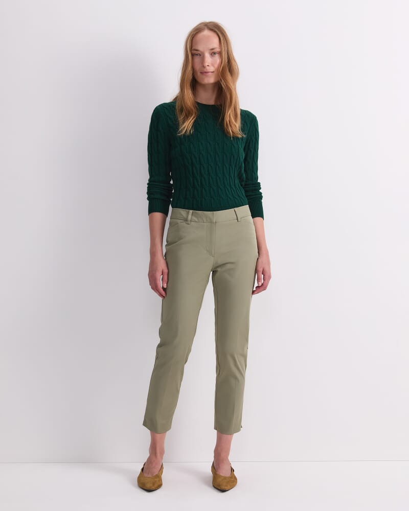 Evie Capri Pant in SAGE