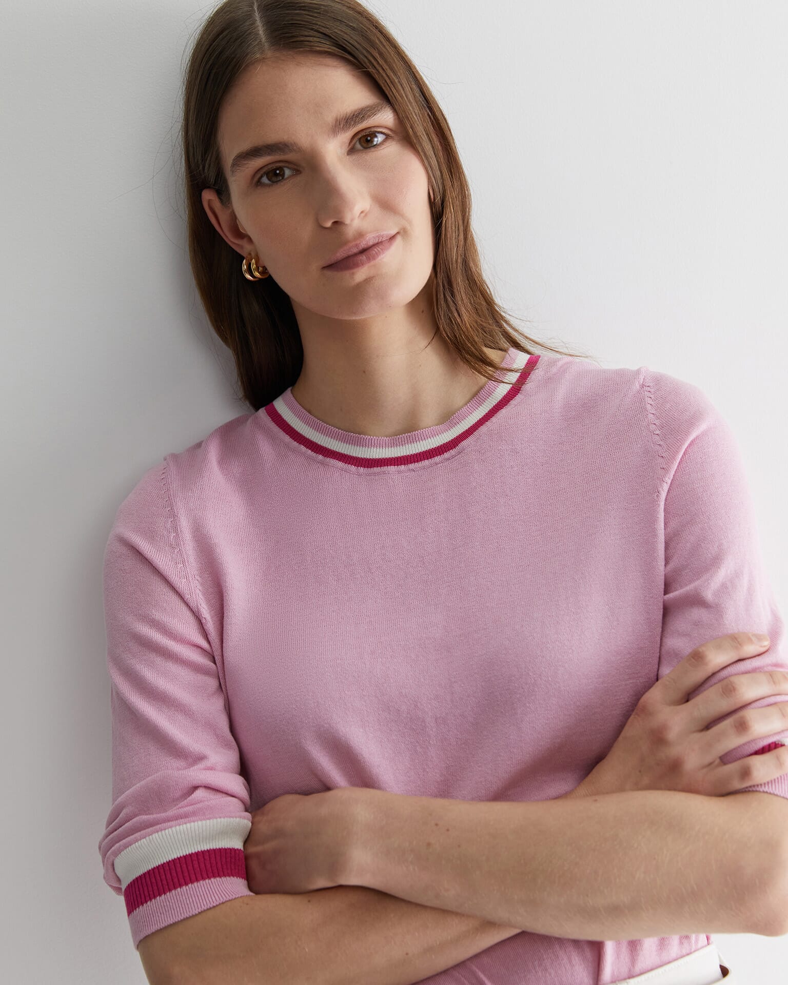 Alphine Silk Blend Knit Top