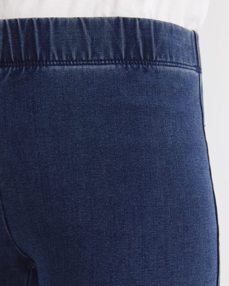 Felicity Denim Pull On Pant in WASHED INDIGO