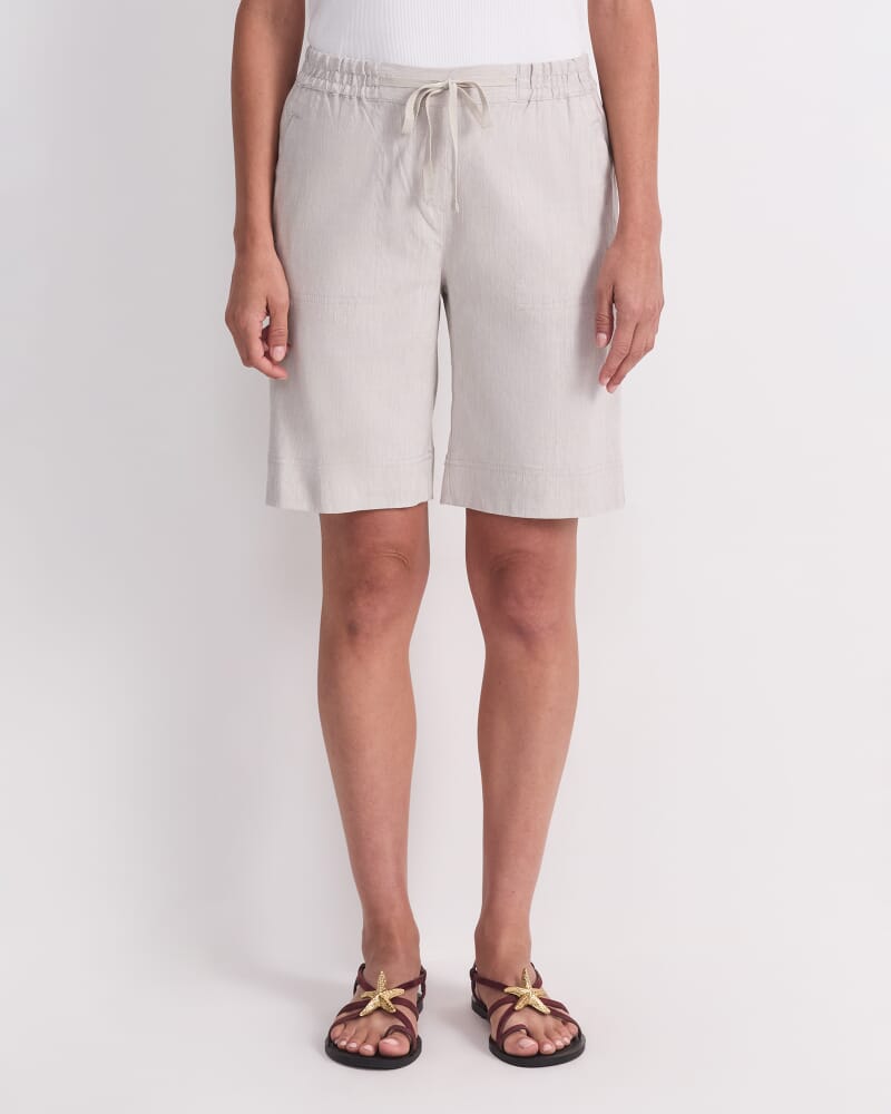 Rosa Linen Short in NATURAL