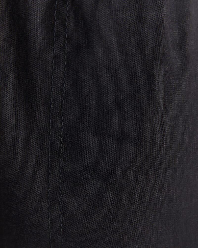 Rosa Linen Short in BLACK