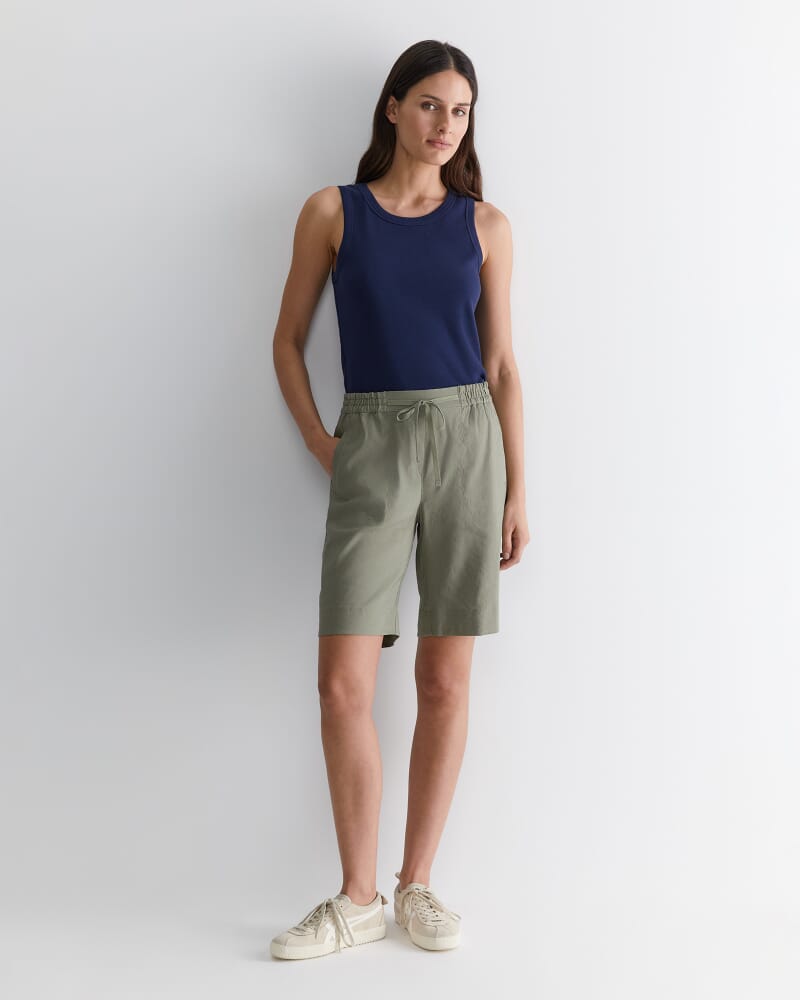 Rosa Linen Short in KHAKI