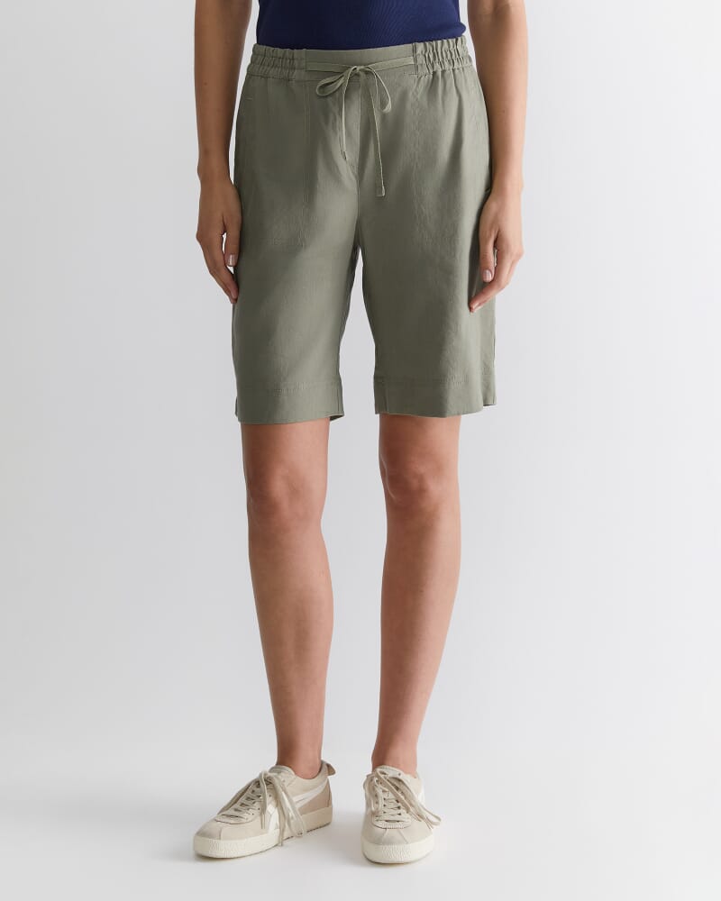 Rosa Linen Short in KHAKI