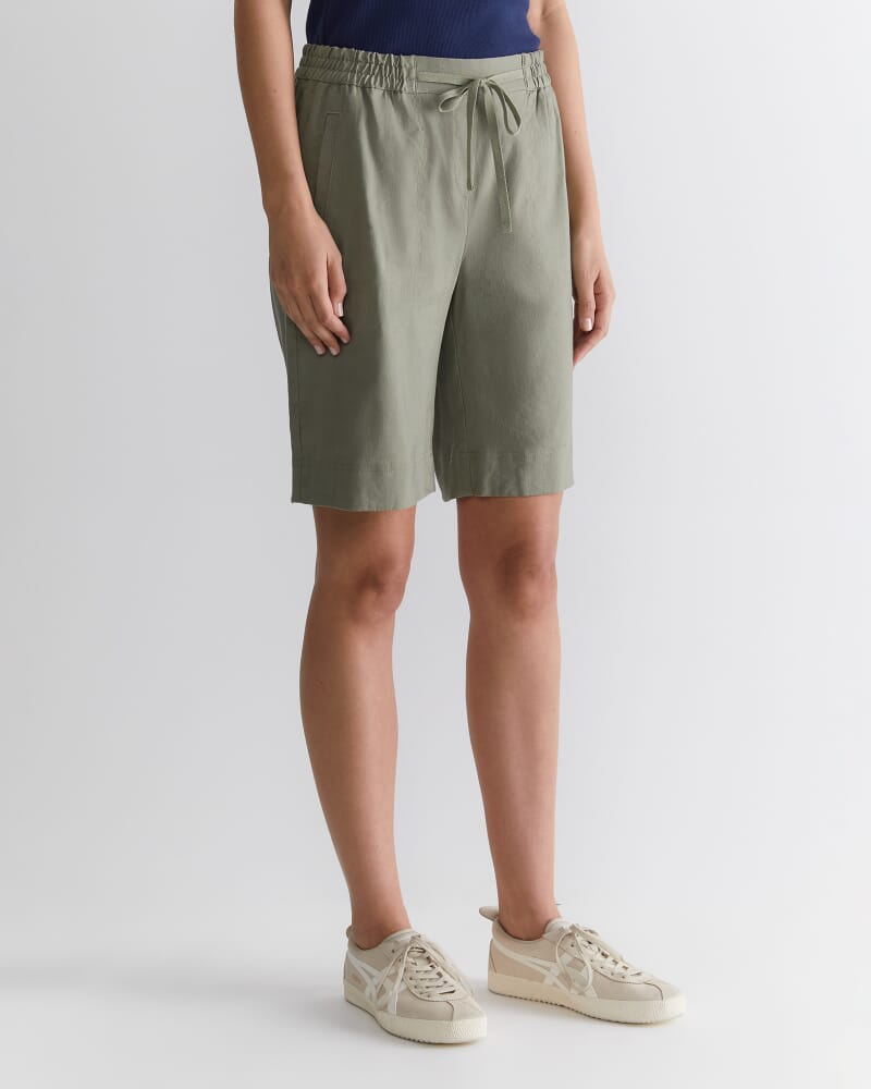 Rosa Linen Short in KHAKI