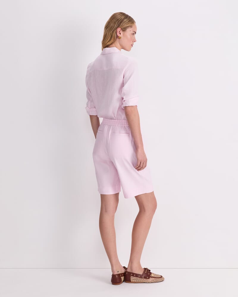 Rosa Linen Short in LIGHT PINK