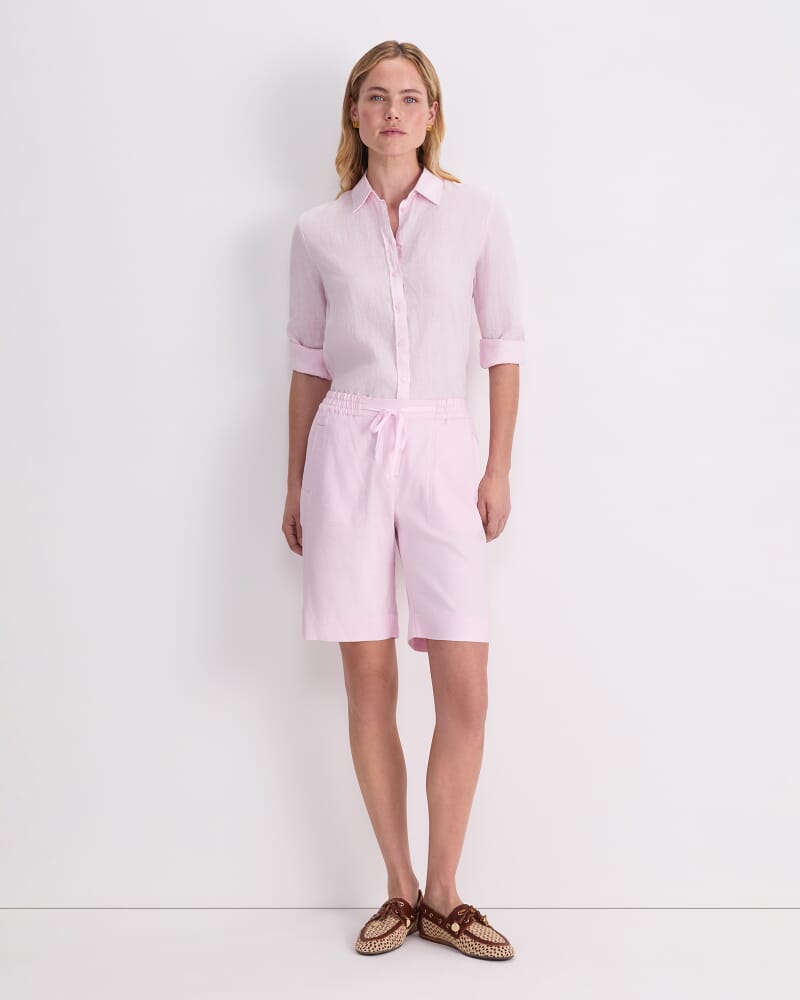 Rosa Linen Short in LIGHT PINK