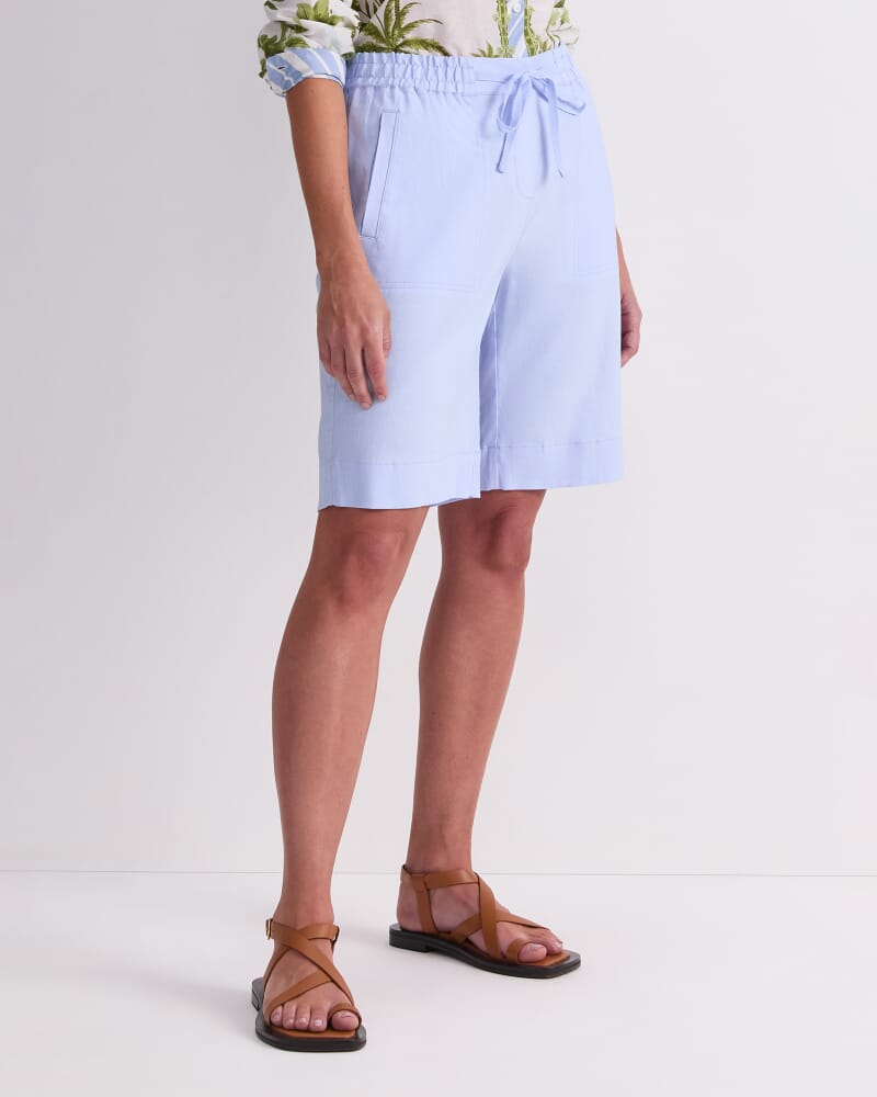 Rosa Linen Short in PALE BLUE