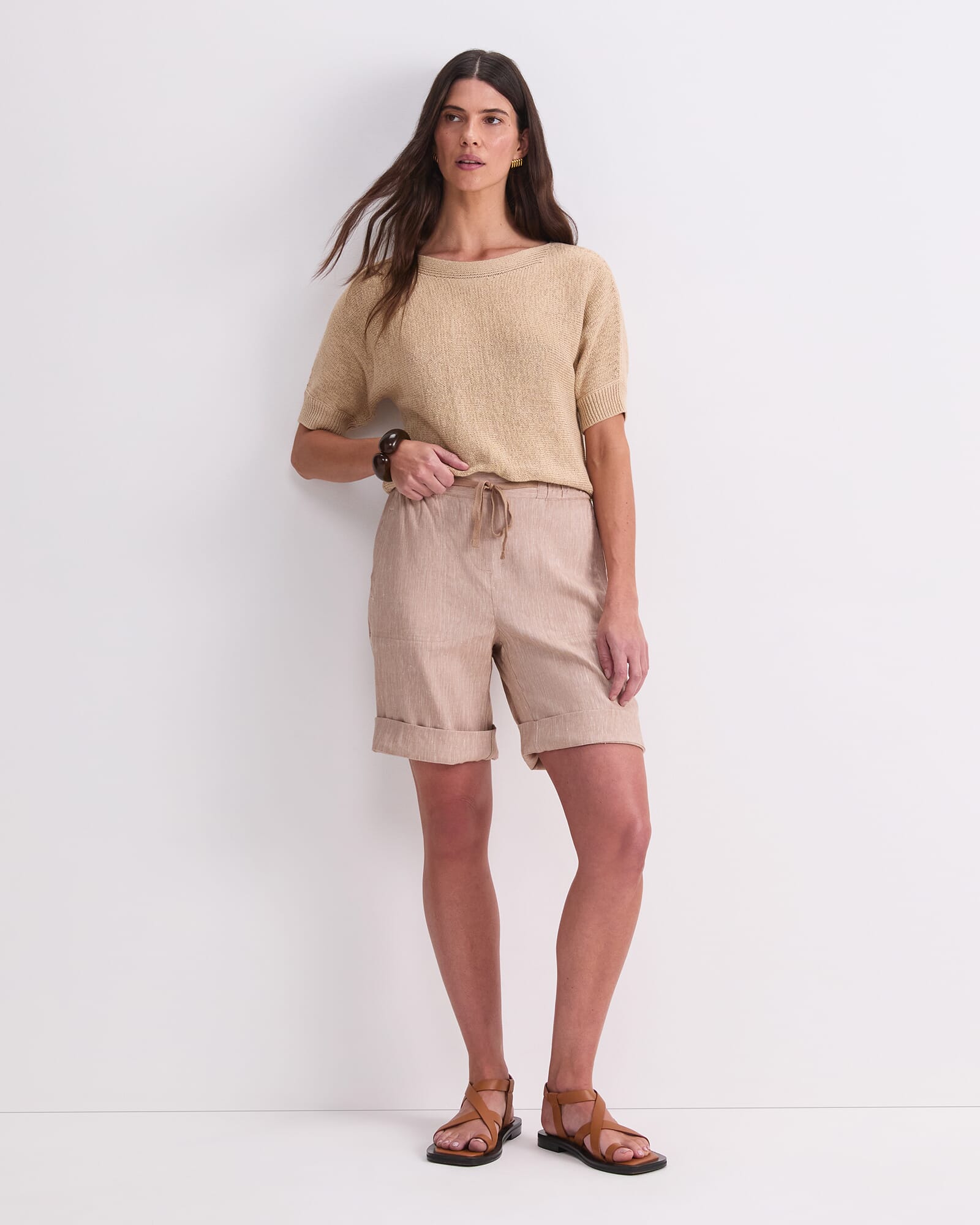 Rosa Linen Short