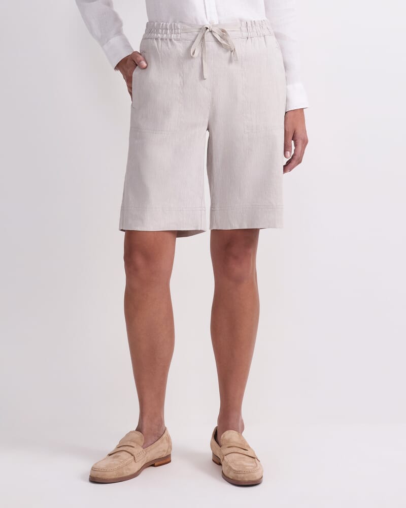Rosa Linen Short in STRING