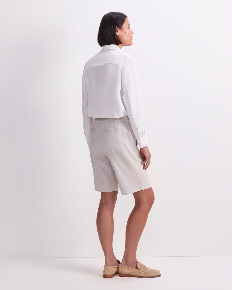 Rosa Linen Short in STRING