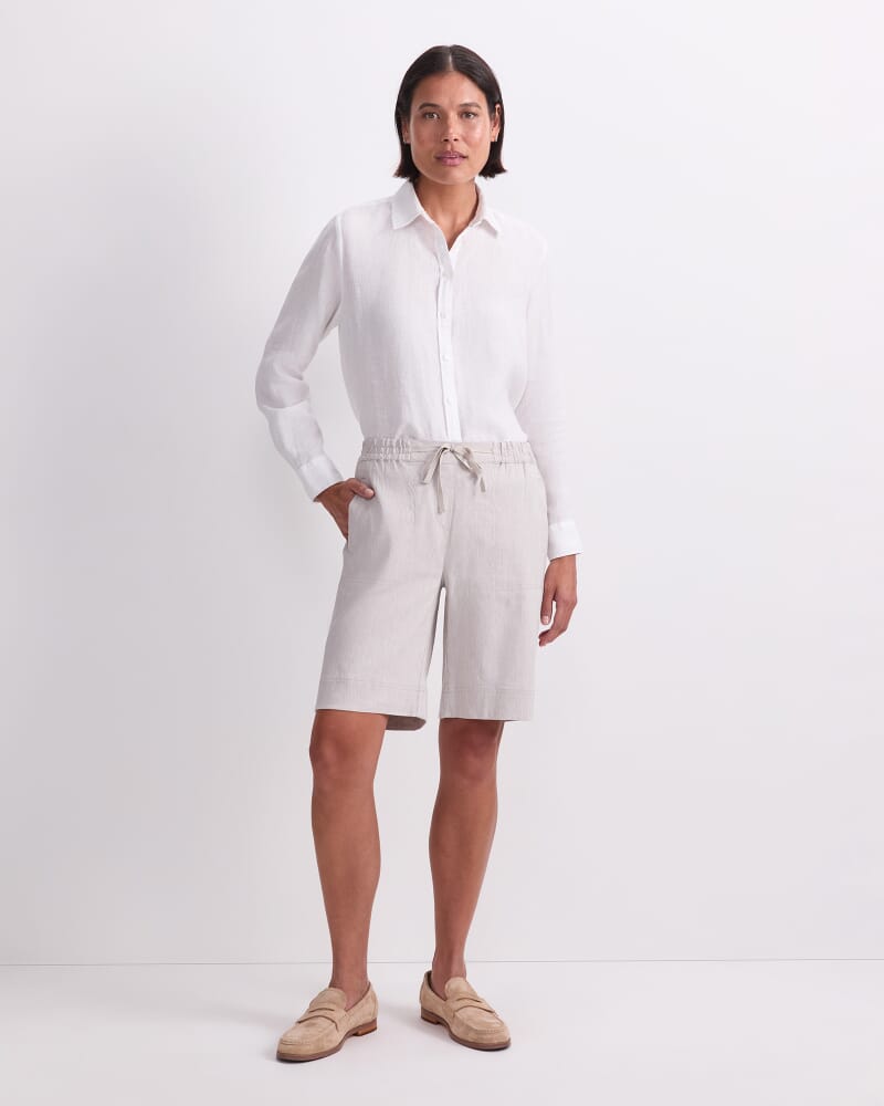 Rosa Linen Short in STRING