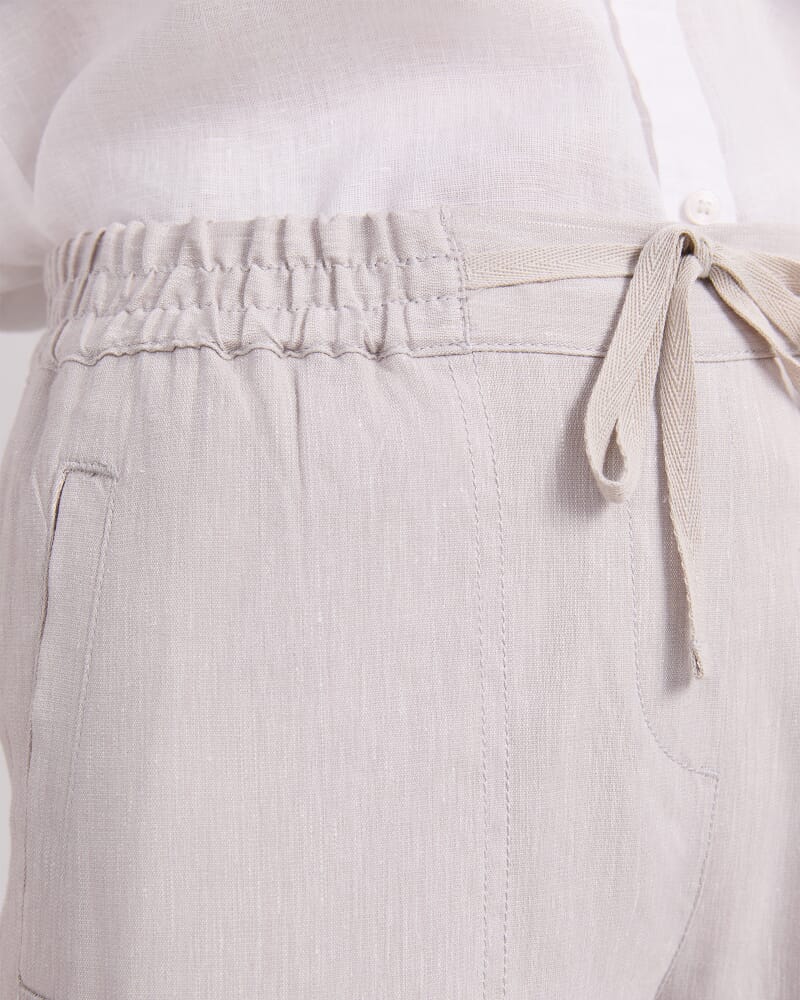 Rosa Linen Short in STRING