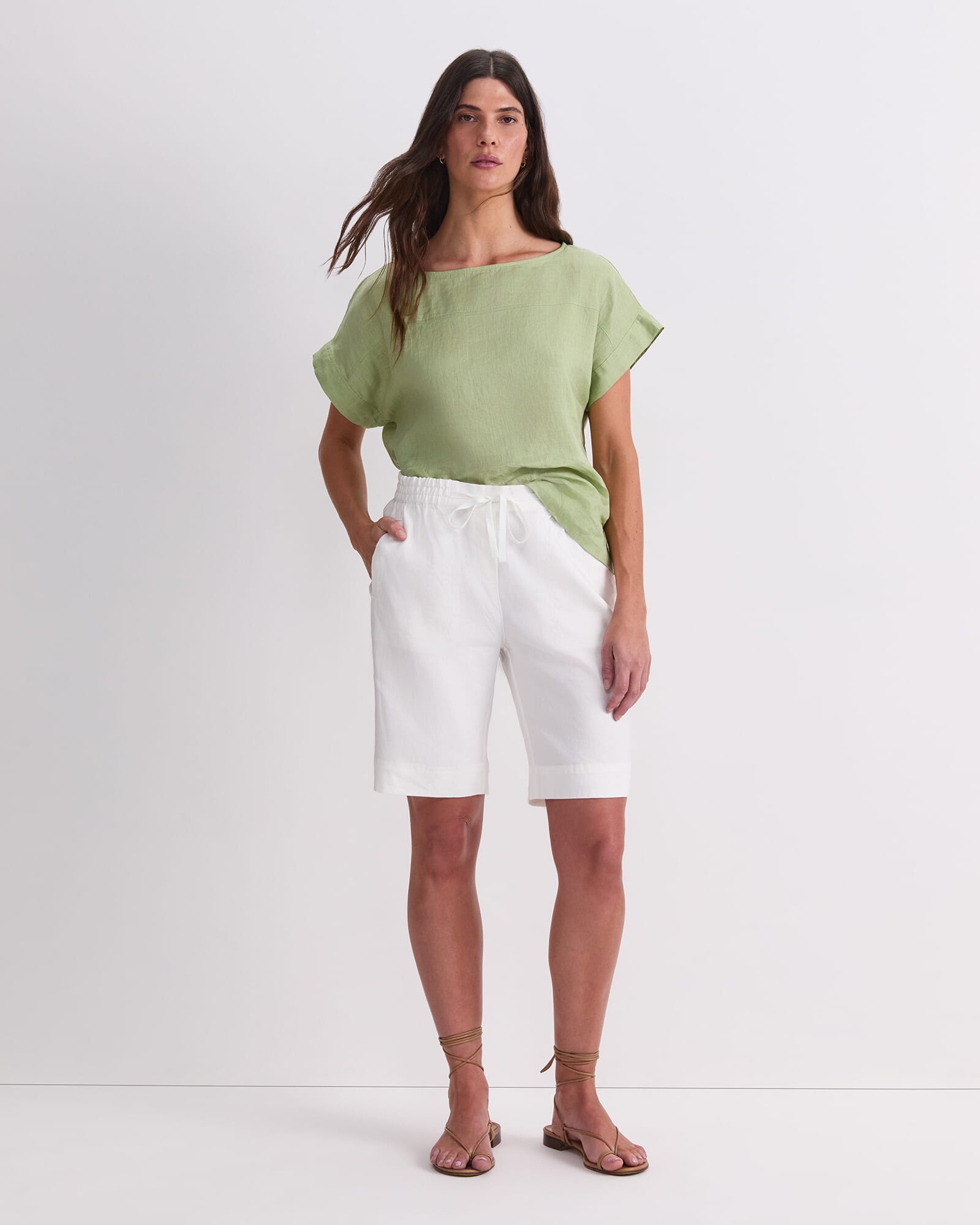 Rosa Linen Short