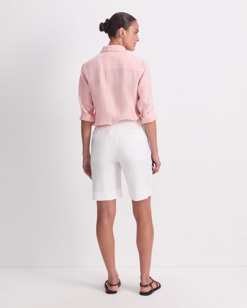 Rosa Linen Short in WHITE