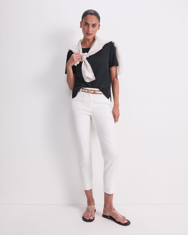 Venus Capri Pant in WHITE