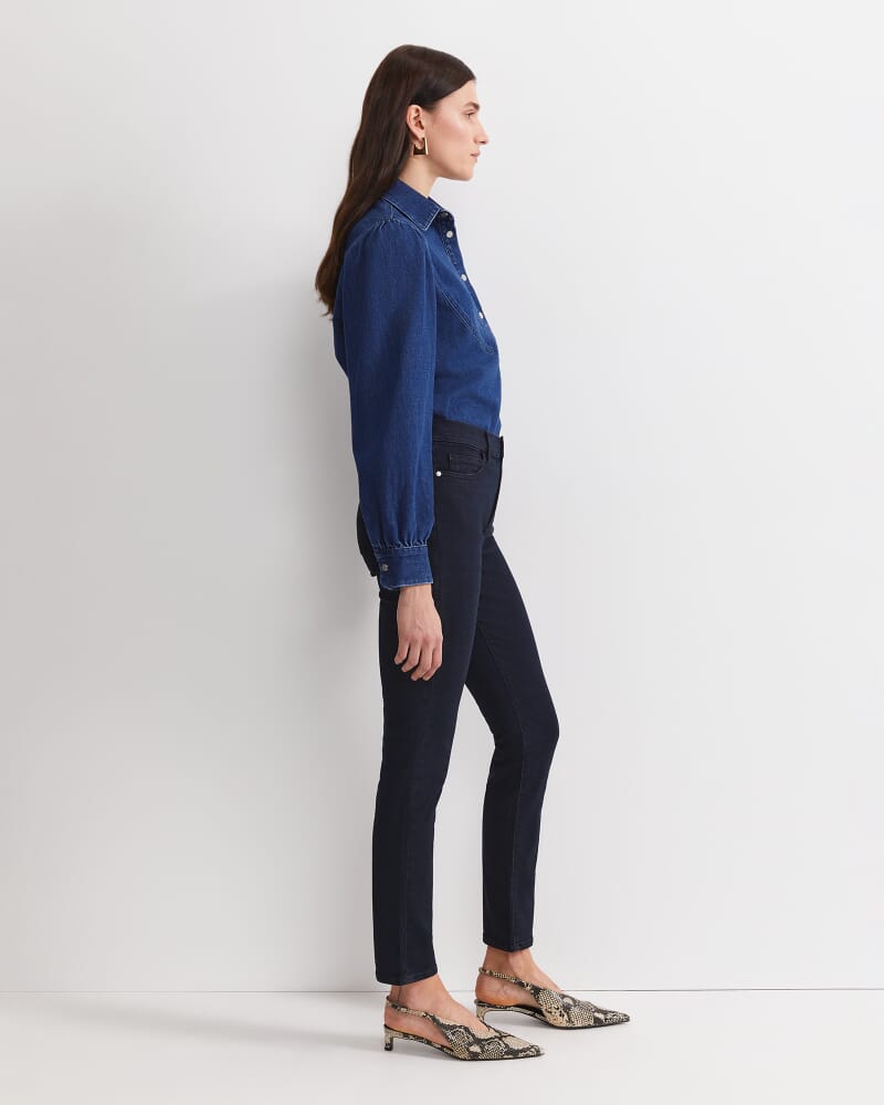 Jackie High Waist Skinny Jean in DARK WASH
