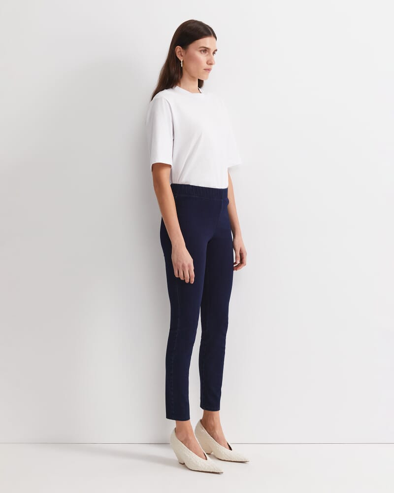 Felicity Denim Pull On Pant in INDIGO