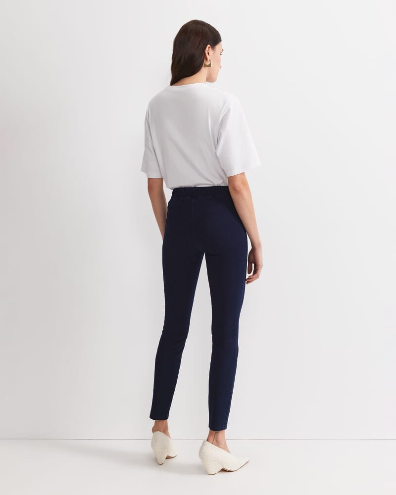 Felicity Denim Pull On Pant in INDIGO