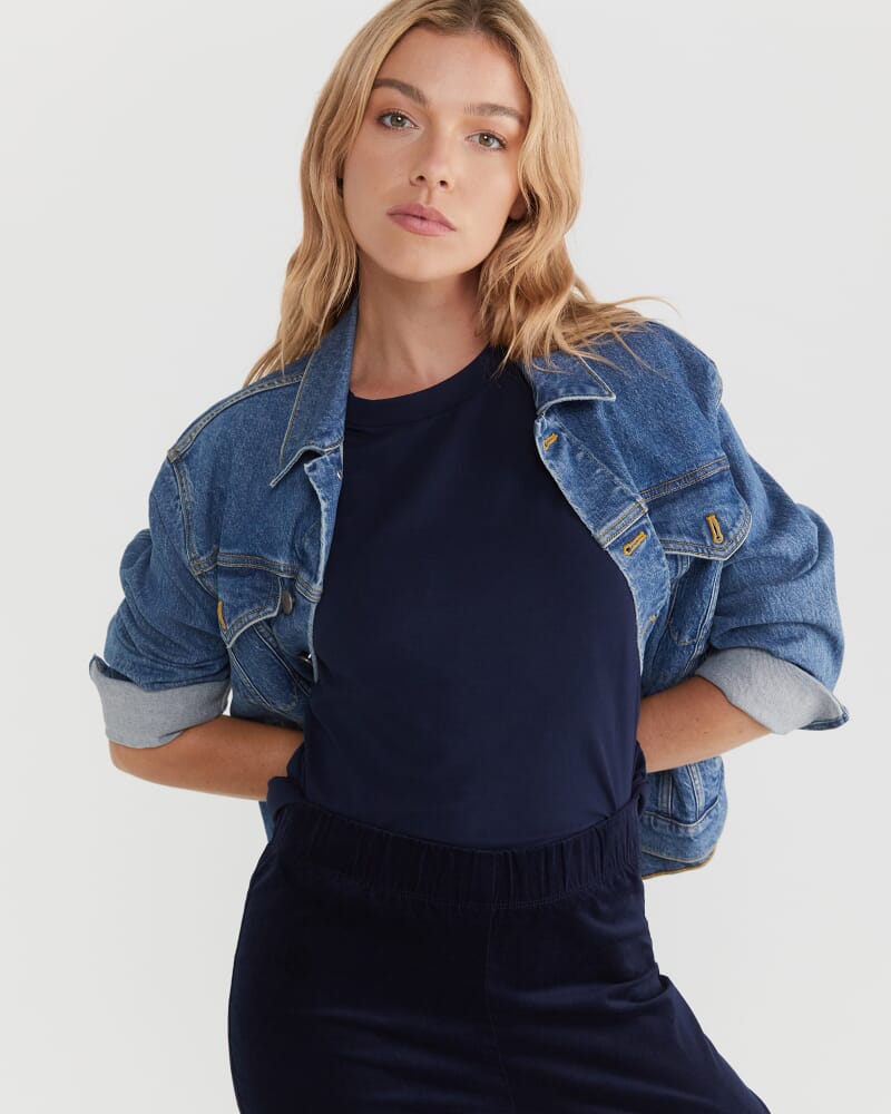 The Perfect T-Shirt in NAVY