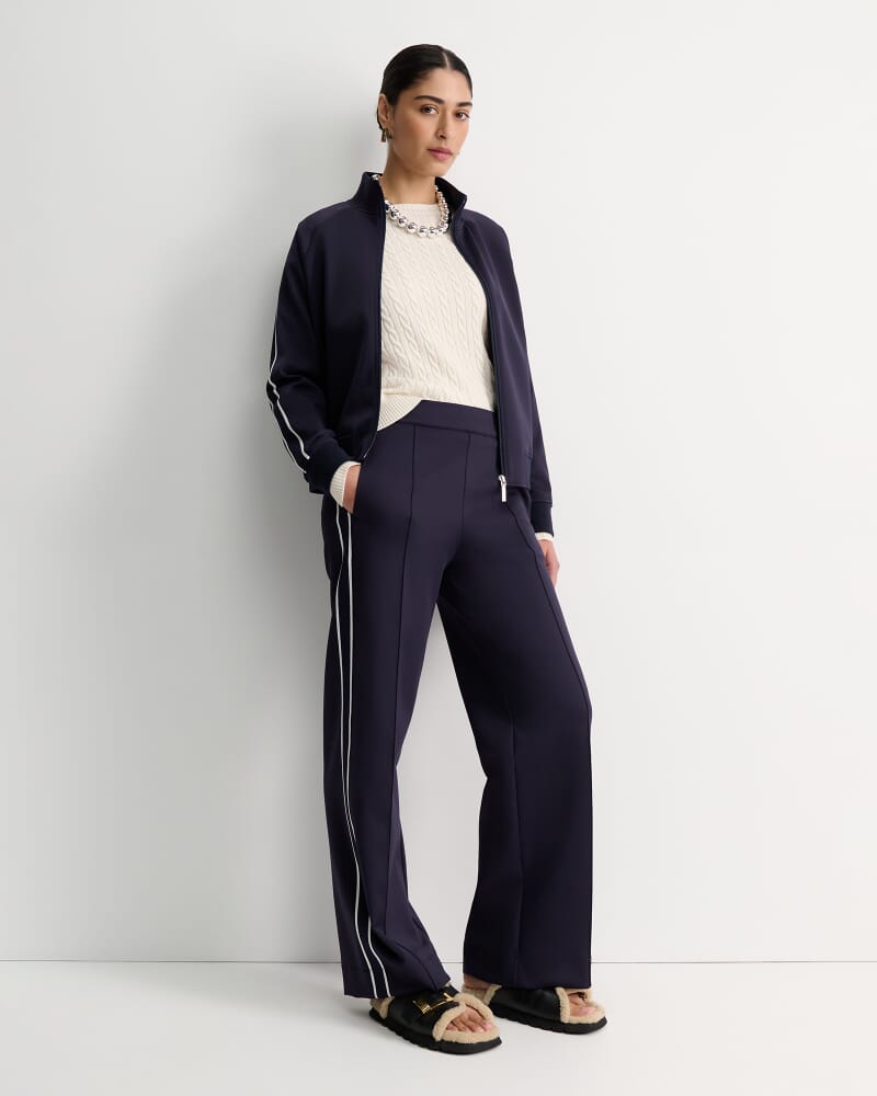 Merino Wool Baby Cable Sweater in WINTER WHITE