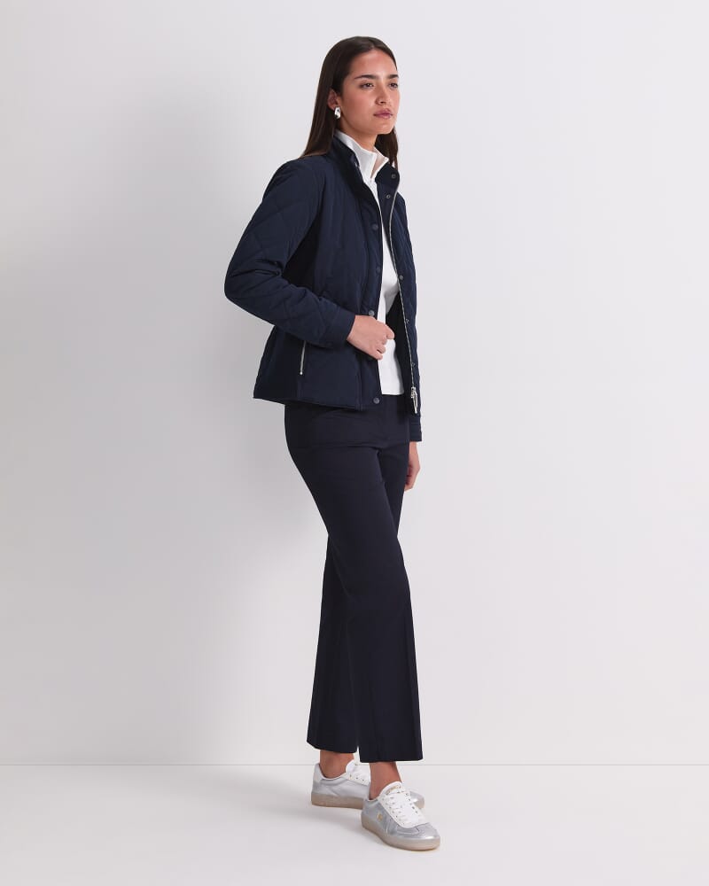 Vera Quilted Jacket in NAVY
