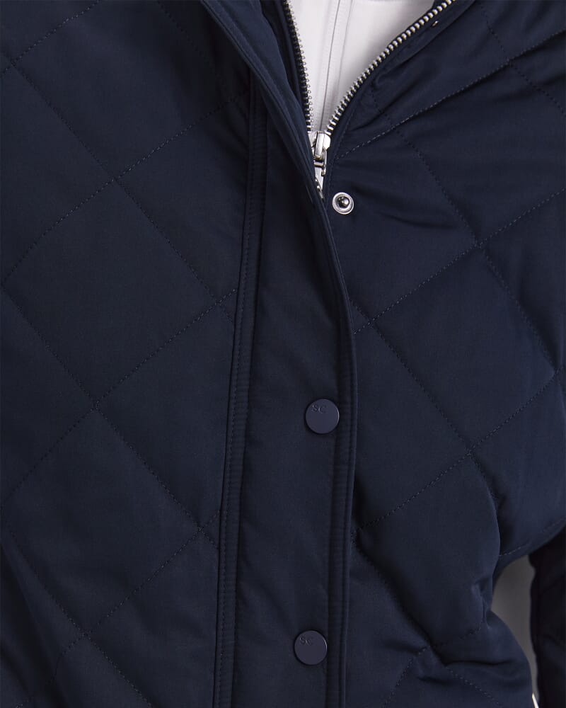 Vera Quilted Jacket in NAVY
