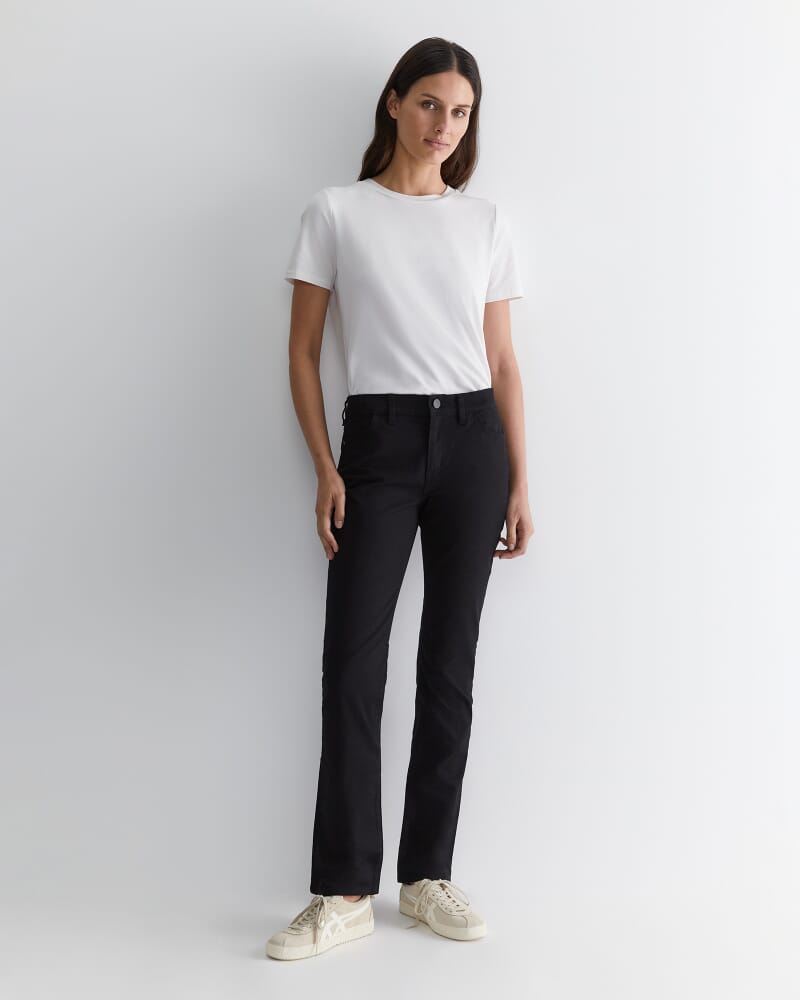 Simone Straight Jean in BLACK