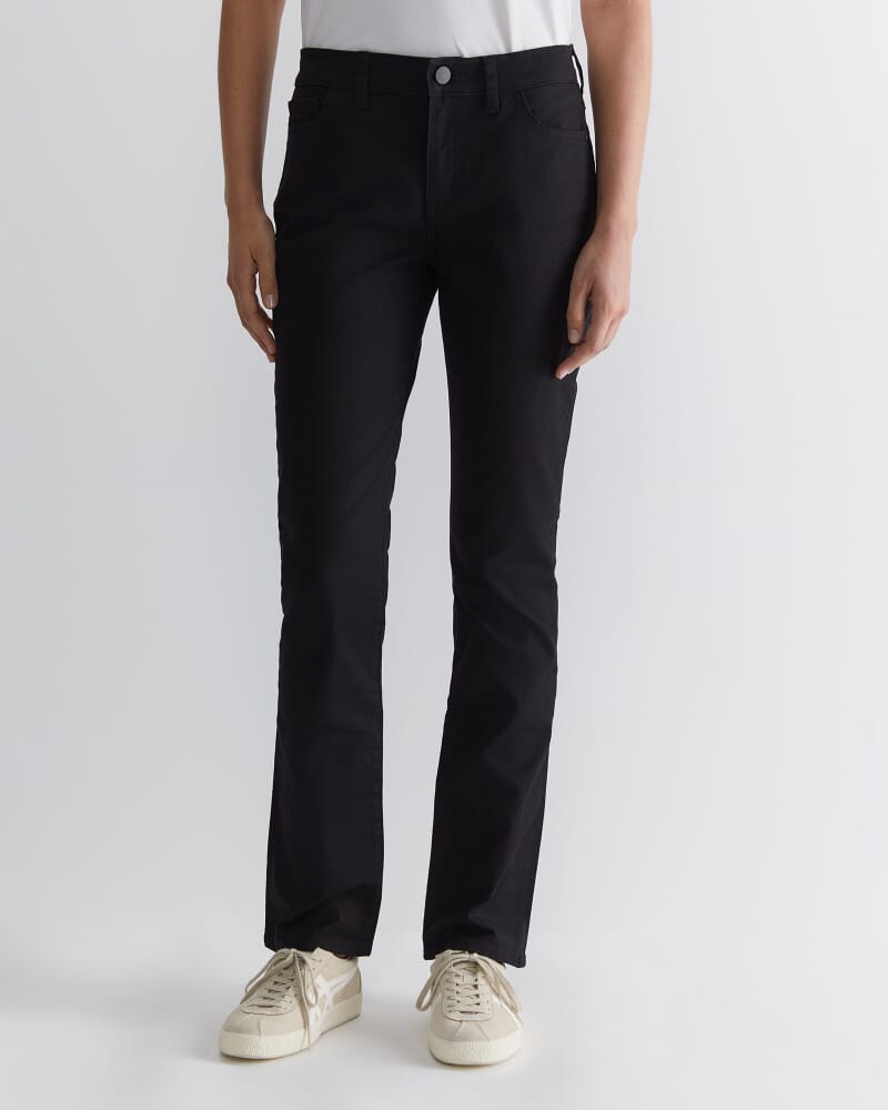 Simone Straight Jean in BLACK